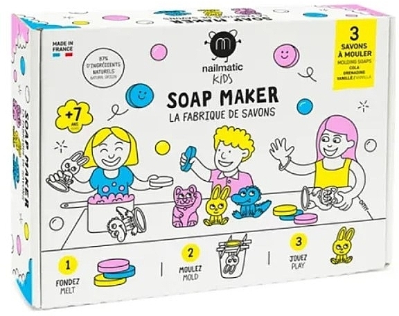 Set zur Seifenherstellung Selbermachen - Nailmatic Soap Maker 3 Shapes  — Bild N1