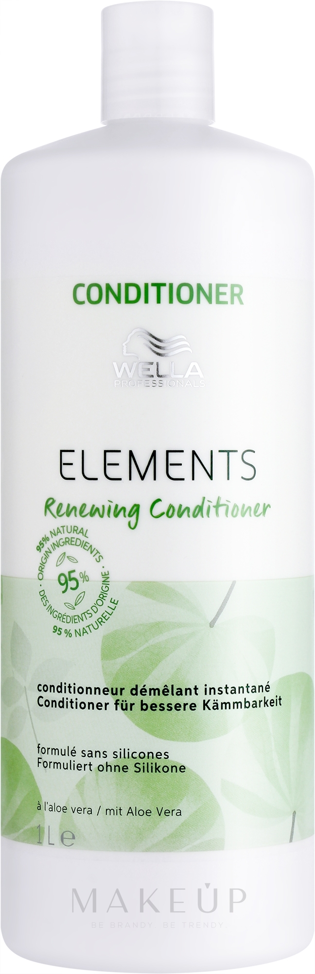 Pflegender Conditioner für das Haar - Wella Professionals Elements Renewing Conditioner — Bild 1000 ml