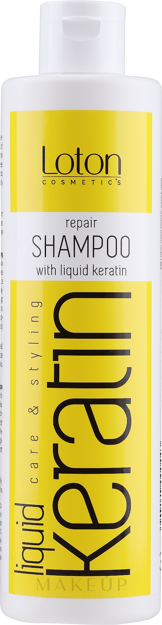 Wiederaufbauendes Shampoo mit flüssigem Keratin - Loton Shampoo With Liquid Keratin — Bild 300 ml