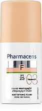 Düfte, Parfümerie und Kosmetik Mattierende Foundation zur Porenverfeinerung SPF 25 - Pharmaceris F Mattifying Fluid Pore Refining SPF 25