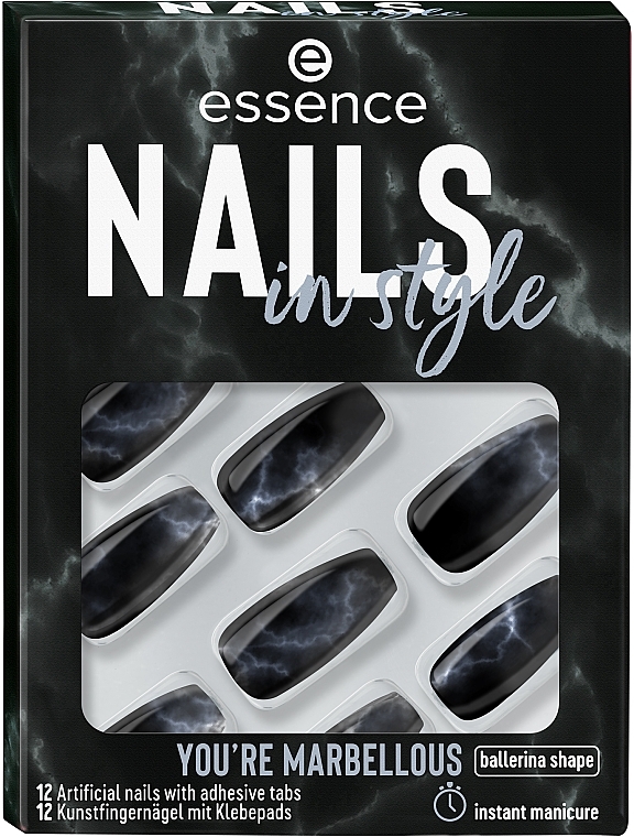 Kunstfingernägel mit Klebepads - Essence Nails In Style Youre Marbellous  — Bild N2