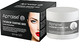 Düfte, Parfümerie und Kosmetik Klares Brauenwachs - Apraise Eyebrow Shaping Wax