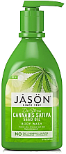 Duschgel mit Hanfsamenöl - Jason Natural Cosmetics Cannabis Sativa Seed Oil Body Wash — Bild N1