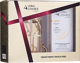 Düfte, Parfümerie und Kosmetik Wimpernpflegeset - Long4Lashes (Wimpernzange 1 St. + Serum zur Förderung des Wimpernwachstums 3ml)