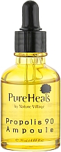 Pflegendes Serum mit Propolis-Extrakt für empfindliche Haut - PureHeal's Propolis 90 Ampoule — Bild N2