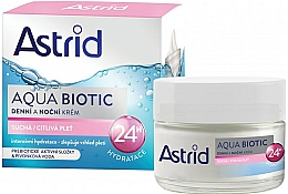 Düfte, Parfümerie und Kosmetik Feuchtigkeitsspendende Gesichtscreme für trockene und empfindliche Haut - Astrid Aqua Biotic