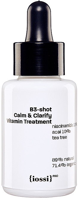 Gesichtsserum mit Niacinamid und Teebaum - Iossi Pro B3-shot Calm & Clarify Vitamin Treatment — Bild N1