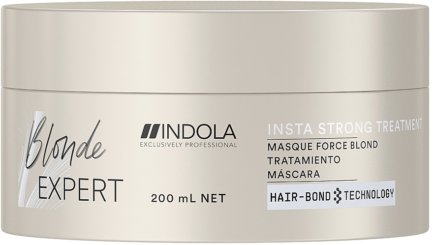 Stärkende Maske für alle Blondtöne - Indola Blonde Expert Insta Strong Treatment — Bild N1