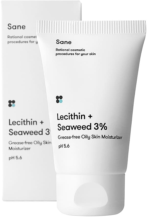 Creme für fettige Haut mit Lecithin und Algen - Sane Face Cream — Bild N1