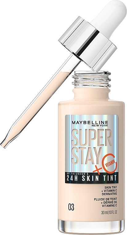 Foundation - Maybelline Super Stay 24H + Vitamin C Skin Tint — Bild N3