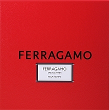 Salvatore Ferragamo Spicy Leather  - Duftset (Eau de Parfum 100ml + Eau de Parfum Mini 10ml + Shampoo-Duschgel 100ml) — Bild N1
