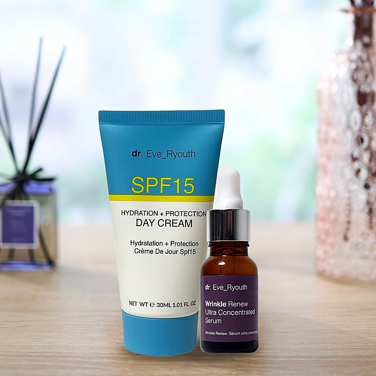 Gesichtspflegeset - Dr. Eve_Ryouth SPF & Hydraglow Set (Tagescreme 30ml + Serum 15ml) — Bild N3