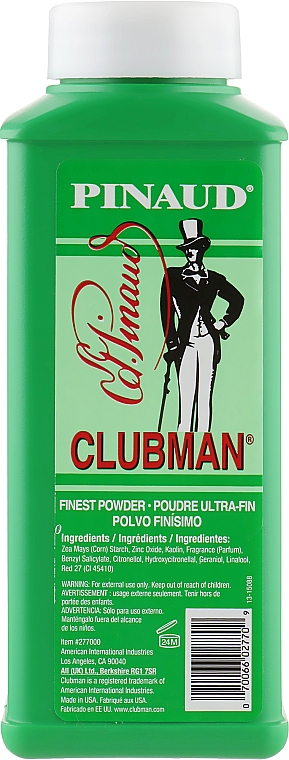 Körperpuder für Männer universal weiß - Clubman Pinaud Finest Talc — Bild N2