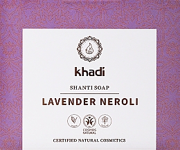 Düfte, Parfümerie und Kosmetik Naturseife mit Lavendel und Neroliöl - Khadi Lavender Neroli Shanti Soap
