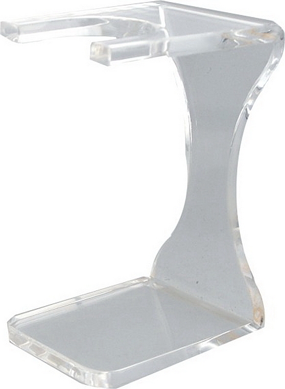 Rasierpinselhalter transparent - Golddachs Plastic Transparent Shaving Brush Stand — Bild N1
