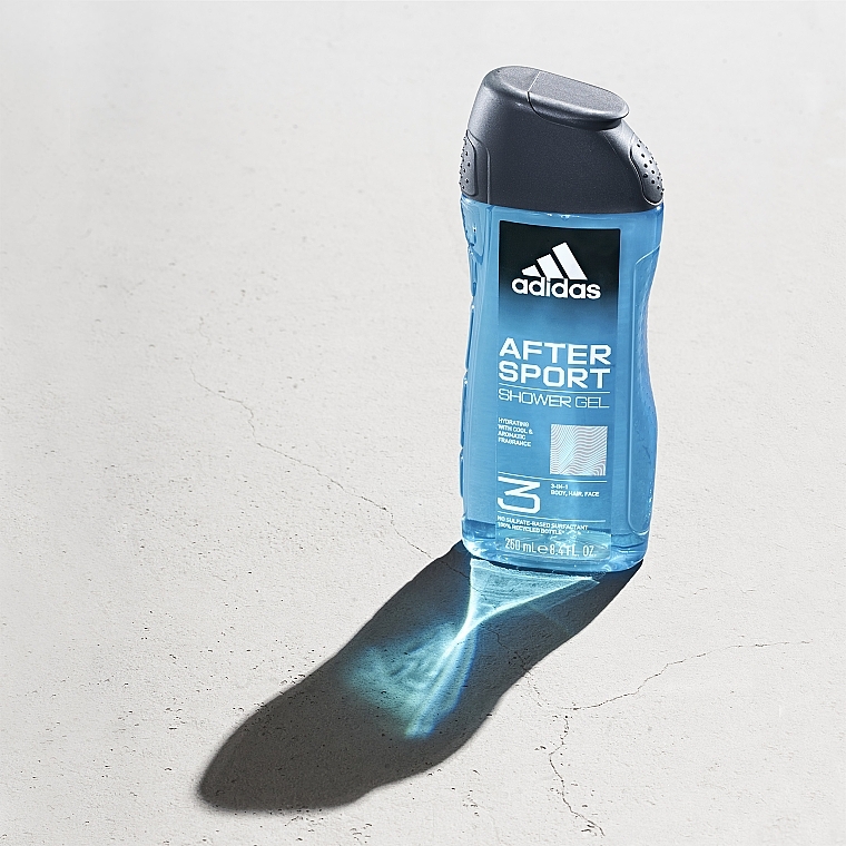 Duschgel - Adidas 3in1 After Sport Hair & Body Shower — Bild N4