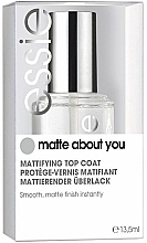 Düfte, Parfümerie und Kosmetik Mattierender Überlack - Essie Matte About You Top Coat