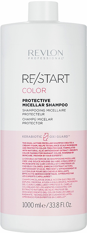 Farbschützendes Mizellen-Shampoo - Revlon Professional Restart Color Protective Micellar Shampoo — Bild N2