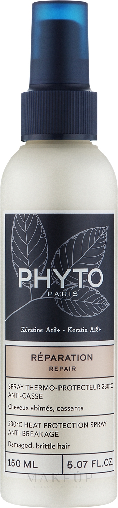 Hitzeschutzspray für strapaziertes und sprödes Haar - Phyto Thermo-Protective Spray Damaged, Brittle Hair — Bild 150 ml