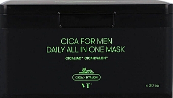 Gesichtsmaske für Männer - VT Cosmetics Cica For Men Daily All In One Mask — Bild N1