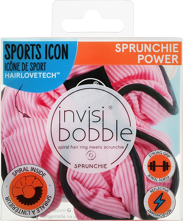 Haargummi pink - Invisibobble Sprunchie Power Sports Icon Pink Mantra — Bild N1