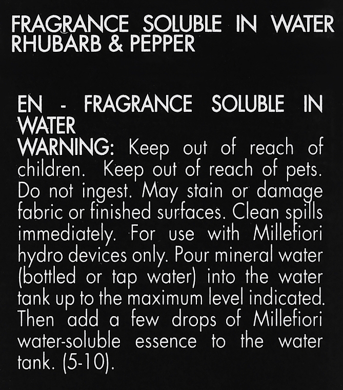 Aromaöl für Ultraschalldiffusoren - Milano Rhubarb & Pepper Oil — Bild N3