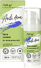 Düfte, Parfümerie und Kosmetik Entzündungshemmende Anti-Akne Gesichtscreme mit Probiotika - Kili·g Anti Acne Face Cream