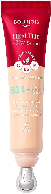 Concealer für die Augenpartie mit Applikator - Bourjois Healthy Mix Serum Roll-On Concealer — Bild N2