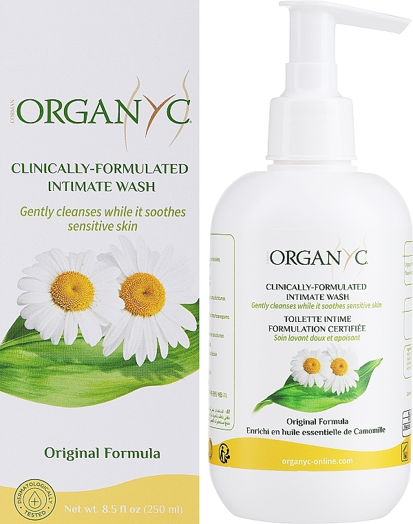 Bio-Flüssigseife für die Intimpflege mit Kamille - Corman Organyc Intimate Wash Gel With Camomile — Bild N2