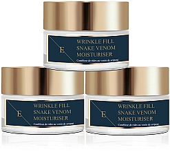Düfte, Parfümerie und Kosmetik Pflegeset - Eclat Skin London Wrinkle Fill Snake Venom Moisturiser (f/cr/3x50ml)