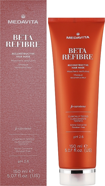 Reparierende Maske für geschädigtes Haar - Medavita Beta Refibre Recontructive Hair Mask — Bild N3