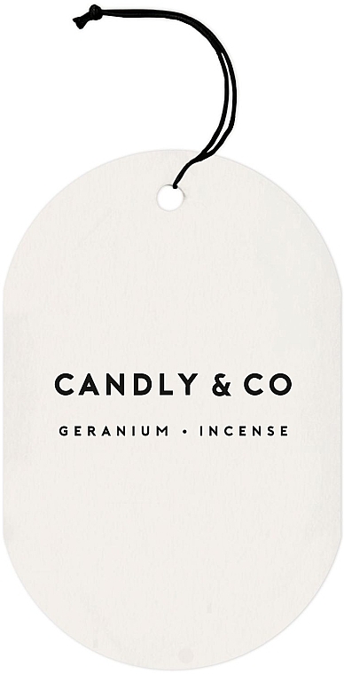 Auto-Lufterfrischer - Candly & Co No.1 Geranium Incense Fragrance Tag — Bild N2