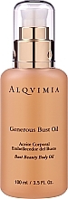 Düfte, Parfümerie und Kosmetik Brustöl - Alqvimia Generous Bust Oil