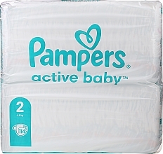 Düfte, Parfümerie und Kosmetik Windeln Active Baby Größe 2 4-8 kg 114 St. - Pampers