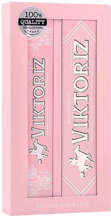 Set - Viktoriz Florida (toothpaste/75ml + toothbrush/1pc) — Bild N2