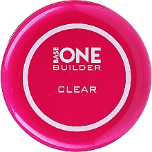 Aufbau-Nagelgel transparent - Silcare Base One UV Gel Builder Clear — Bild N2