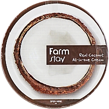 Gesichts- und Körpercreme mit Kokosnuss - FarmStay Real Coconut All-In-One Cream — Bild N1