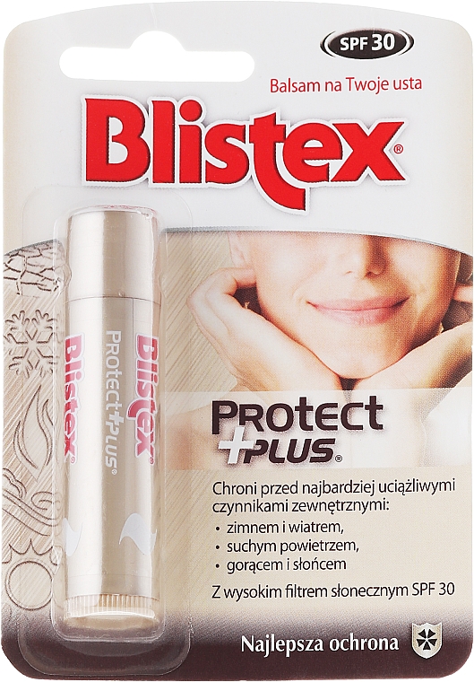 Schützendes Lippenbalsam SPF 10 - Blistex Protect Plus Lip Balm SPF 30 — Bild N1