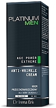 Düfte, Parfümerie und Kosmetik Anti-Falten Gesichtscreme für reife Haut - Dr Irena Eris Platinum Men Age Power Extreme Anti-wrinkle Cream