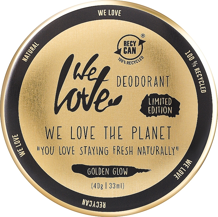 Natürliches cremiges Deodorant - We Love The Planet Deodorant Golden Glow — Bild N1