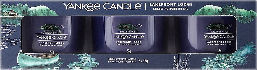 Kerzenset - Yankee Candle Lakefront Lodge (Duftkerze 3x37g) — Bild N1