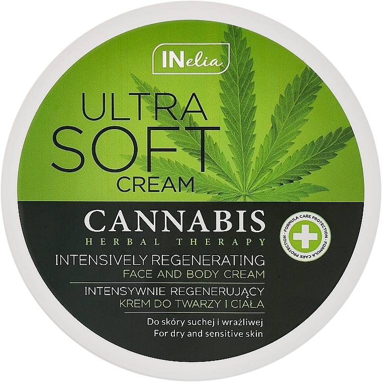 Intensiv regenerierende Gesichts- und Körpercreme - Revers Inelia Cannabis Intensively Regenerating Face & Body Cream — Bild N1