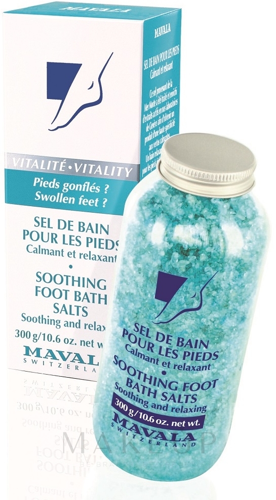 Beruhigendes Fußsalz - Mavala Soothing Foot Bath Salts — Bild 300 g