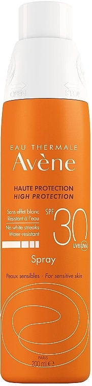 Sonnenschutzspray für empfindliche Haut SPF 30 - Avene Solaires Haute Protection Spray SPF 30 — Bild N1