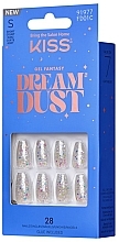 Künstliche Nägel Größe M 28 St. - Kiss Gel Fantasy Dream Dust  — Bild N1
