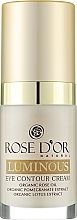 Düfte, Parfümerie und Kosmetik Anti-Aging-Augenkonturcreme - Bulgarian Rose Rose D'or Luminous Eye Contour Cream