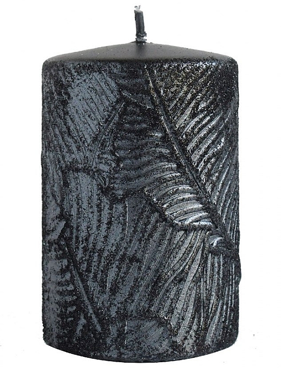 Dekorative Kerze 7x10 cm schwarz - Artman Tivano — Bild N1