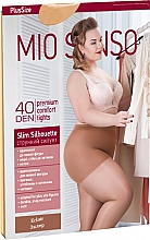 Strumpfhose Slim Silhouette Plus Size 40 Den eclair - Mio Senso — Bild N1