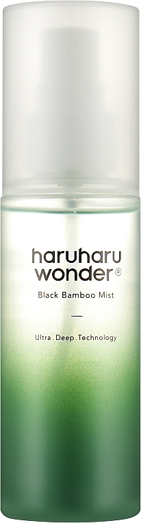 Feuchtigkeitsspendender und pflegender Gesichtsnebel mit schwarzem Bambusextrakt - Haruharu Wonder Black Bamboo Mist — Foto N1