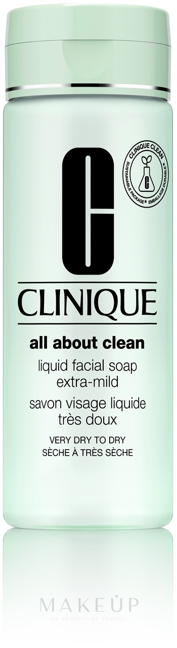 Flüssigseife extraweich für sehr trockene und empfindliche Haut - Clinique Liquid Facial Soap Extra Mild — Bild 200 ml